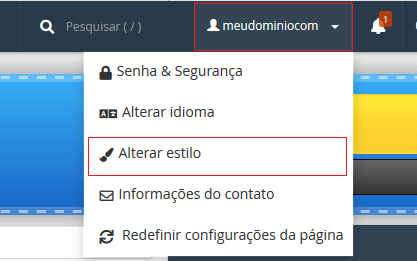 Alterar estilo. Alterar estilo.