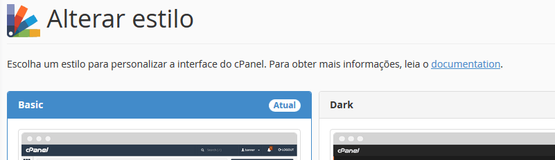 Escolha um estilo. Escolha um estilo.