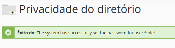 Mensagem de êxito. Mensagem de êxito.