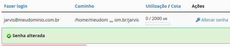 Mensagem de êxito. Mensagem de êxito.