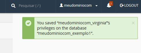 Mensagem de êxito. Mensagem de êxito.