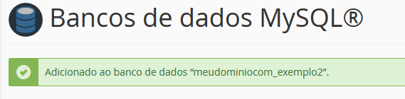Mensagem de êxito. Mensagem de êxito.
