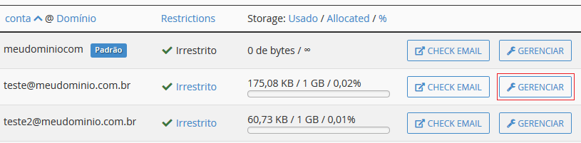 Suspendendo a conta. Suspendendo a conta.
