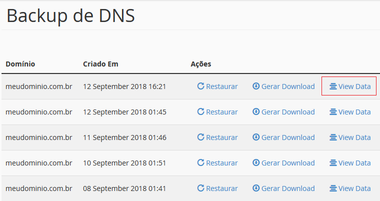 Backup de DNS. Backup de DNS.