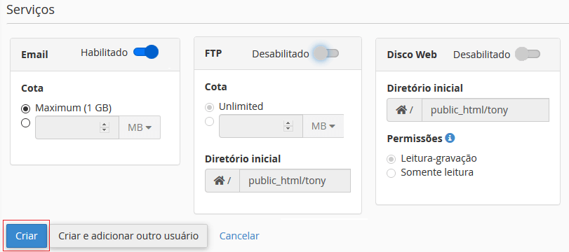Serviços. Serviços.